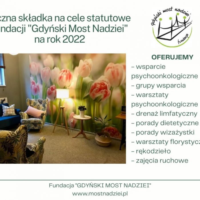 ROCZNA SKŁADKA NA 2022 ROK