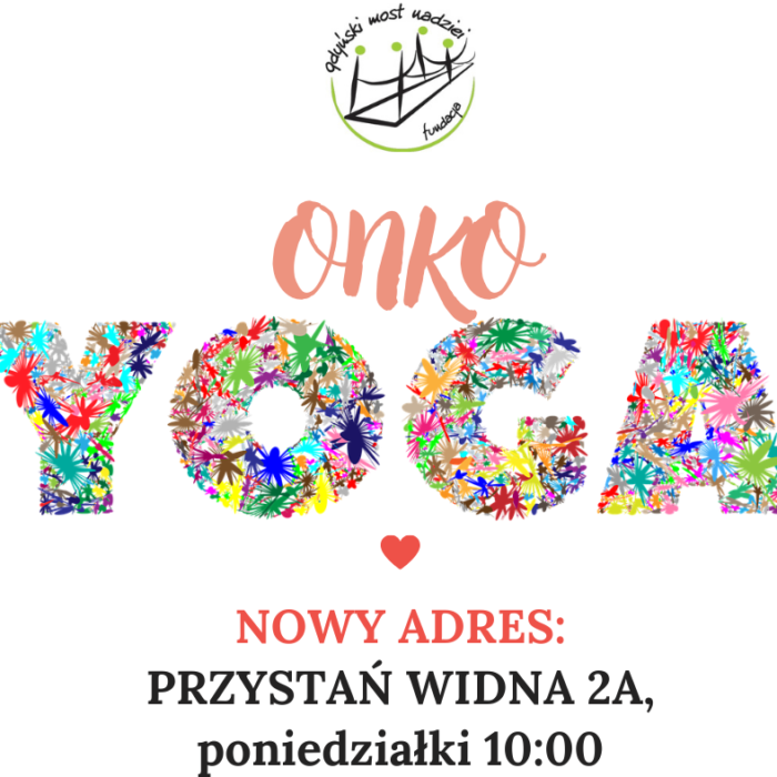 Zmiana miejsca prowadzenia zajęć „ONKO JOGA”
